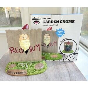 “Here’s Gnomey” red rum Garden Gnome - The Shining Movie Themed Big Mouth Inc